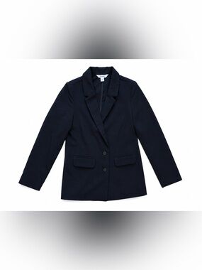Black Tailored Blazer – Classic Career Jacket – XS –